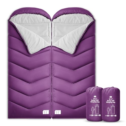 TANSTRIDER Sleeping Bags for Adults Cold Weather & Warm,Backpacking Camping Sleeping Bag for Tall Girls Boys,Lightweight,C...