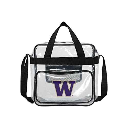 FOCO NCAA Team Logo Clear See Through Stadium High End Messenger Bag