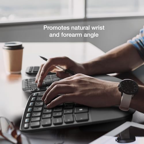 Incase Sculpt Ergonomic Keyboard – Designed by Microsoft – Split Keyset Design, Palm Rest, Contoured Layout, One-Touch Win...