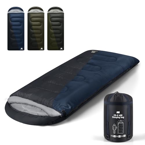 TANSTRIDER XXL Winter Sleeping Bags for Adults Cold Weather,Camping Sleeping Bag for Kids with Compression Sack,4 Season C...