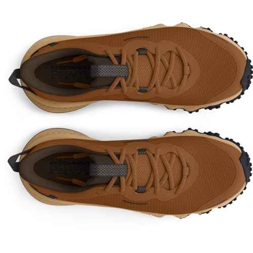 Under Armour Men's Charged Maven Trail Waterproof, (200) Tundra/Cleveland Brown/Vapor Green, 14, US