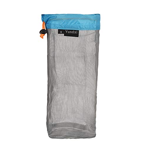Yundxi Ultra Light Stuff Sacks Nylon Mesh Drawstring Storage Bag S M L XL XXL for Camping Travel Hiking Outdoor Sports