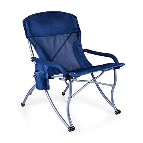 Picnic TIME PT-XL Heavy Duty Camping Chair, XL Beach Chair, 400 lb Capacity Camp Chair