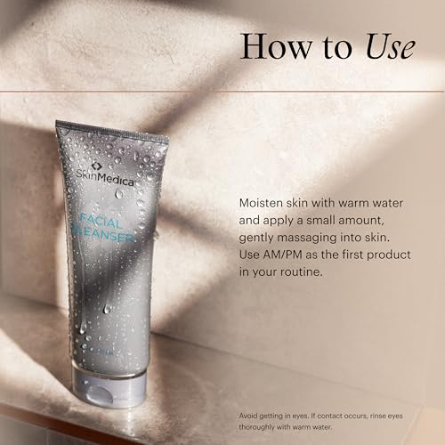 SkinMedica Facial Cleanser - Foaming Face Wash for All Skin Types - Helps Remove Dirt, Oil & Makeup - Enriched with Soothi...