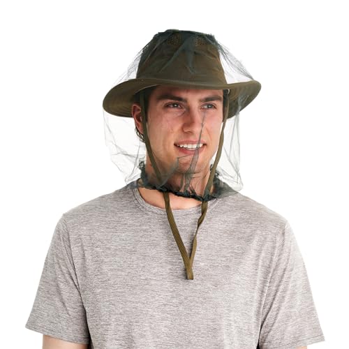 Coghlan's Mosquito Head Net: Ultra-Fine Mesh Netting Protection Against Bugs Gnats Flies Insects, for Outdoor Camping