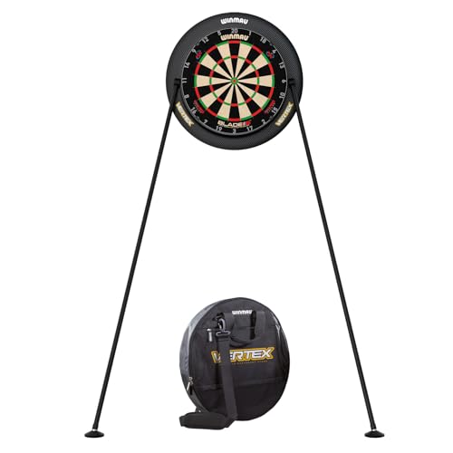 Winmau Dart Board Stand - Portable, Adjustable & Mount-Free Dartboard Stand System - Professional Darts Accessory - Compat...