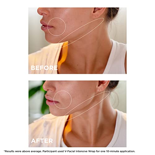 Clarins V-Facial Intensive Wrap Face Mask | Award-Winning Facial Contouring Mask | Visibly Reduces Puffiness and Swelling Caused by Stress,Heat and Hormonal Changes | Promotes Even Skin Tone | 2.5 Oz
