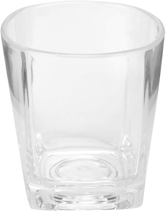 Restokki Acrylic Unbreakable Shatterproof Classic Beer Mug, 180ml Whisky Cup Wine Beer Drinking Mug, Acrylic Drinkware Bar...