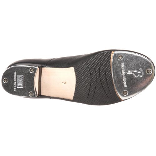 Bloch Dance Women's Jazz Full-Sole Leather Tap Shoe, Black, 7.5