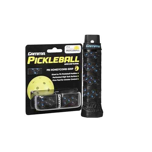GAMMA Honeycomb Cushion Grip for Pickleball Paddles, Padel, Moisture-Wicking Pickleball Replacement Grip, Premium Pickleball Equipment for Practice and Games
