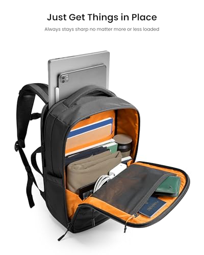 tomtoc Laptop Backpack X-Pac Techpack Designed for Business Professional Commuter, City Compact Backpack for 16-inch MacBo...