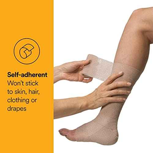 3M¢â Coban¢â NL Non-Latex Self-Adherent Wrap with Hand Tear, 2083, 3 in x 5 yd, 24 Rolls/Case