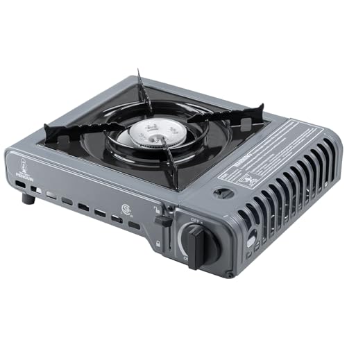 The First Penguin Portable Camping Stove - with Carrying Case 10,000 BTU Great for Emergency Preparedness Kit, High Power ...