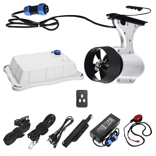 Electric Paddle Board Motor Fin, Motorized Paddleboard, Electric Paddleboard Motor, Kayak Motor, 4-Speed Remote Control, 6...