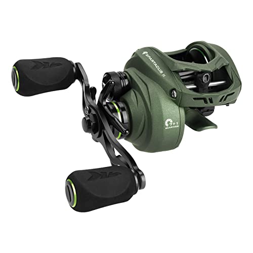 KastKing Spartacus II Rods and Combos, Cast - 7'10" - H Power, 7.2:1 Gear Ratio, Stryker Green,Right Handed