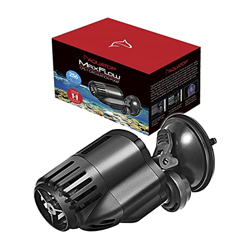 Aquatop MaxFlow Aquarium Circulation Pump 256GPH for Fish Tanks 20 to 40 gallons, CPS-1