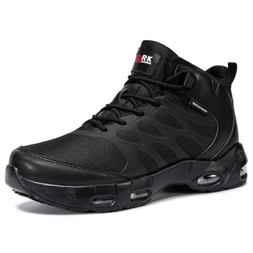 LARNMERN Non Slip Work Boots for Women Waterproof Food Service Chef Kitchen Restaurant Working Casual Comfortable Motorcyc...