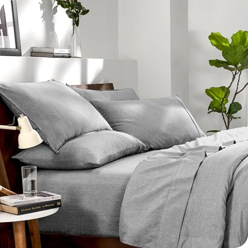 Bare Home Bed-in-A-Bag 7 Piece Comforter & Sheet Set - Queen - Goose Down Alternative - Ultra-Soft 1800 Premium Bedding Se...