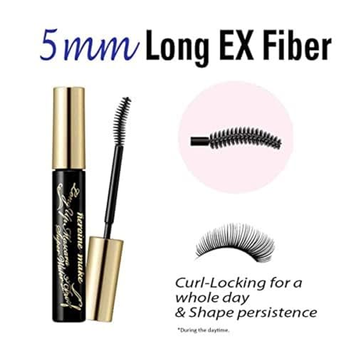 HEROINE MAKE by KISSME Waterproof Mascara Black | Tubing Mascara Volume and Length by Defining Fiber for Long and Curl Eye...