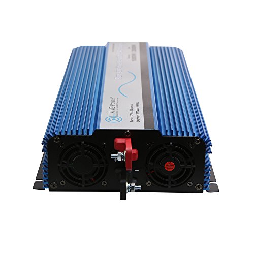 Aims Power Pic100012120S Pure Sine Inverter, 1000 Continuous, 2000W Surge (Peak Power), Selectable 25A Or 55A Battery Charger, B