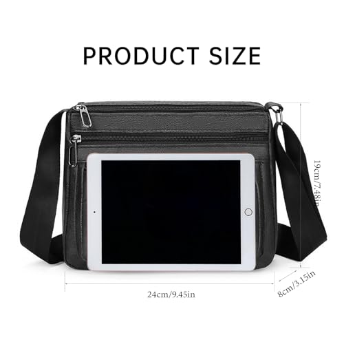 Portable Crossbody Sling Bag for Men Women, Classic Shoulder Backpack Chest Daypack Satchel for Hiking Travel NSDJB11