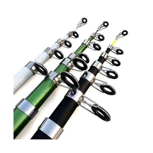 Fishing Rod 2.1M -3.6M Carp Fishing Rod Feeder Hard FRP Carbon Fiber Pattern Telescopic Fishing Rod Fishing Pole Carbon Fi...