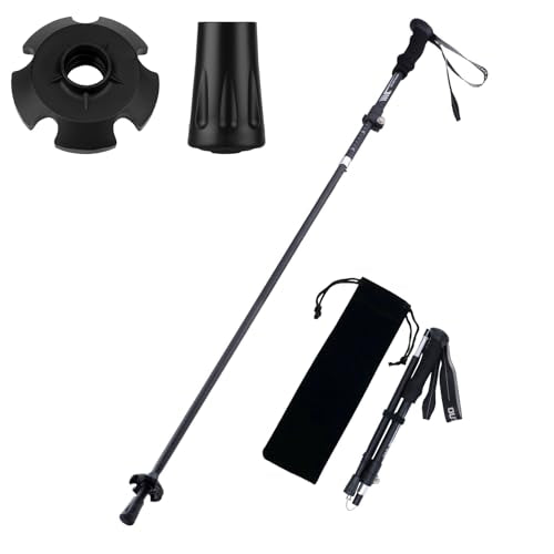 Gifts for Men Christmas Collapsible Trekking Pole, Ultralight 7075 Aluminum Hiking Stick for Women, Men & Seniors, 3-Secti...