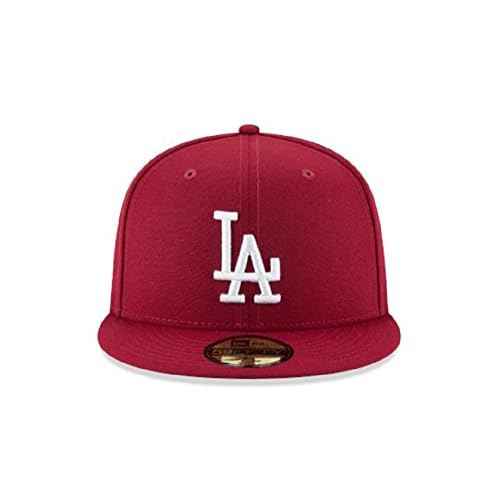 New Era Men Los Angeles Dodgers Cardinal Basic 59Fifty Fitted