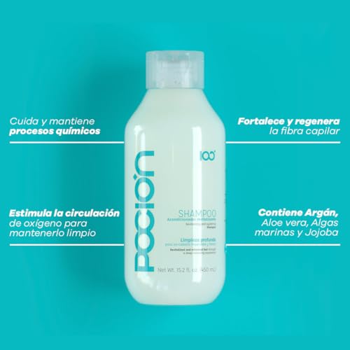La Pocion Hair Treatment Kit Collection - Complete 4-Piece Set: Shampoo, Treatment Conditioner, Leave-In Conditioner, and Hair Mask for Ultimate Nourishment and Repair