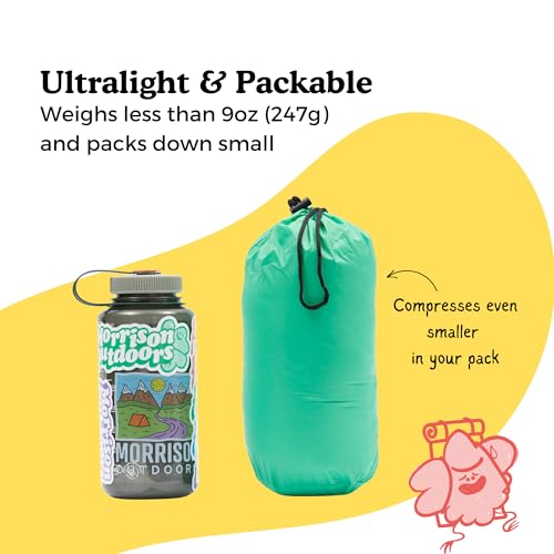 Little Mo 20 Down Baby Sleeping Bag (6-24 Months) The Warmest, Safest Ultralight Down Camping Sleeping Bag for Babies and ...