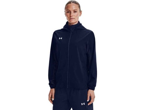 Under Armour Womens Squad 3.0 Warmup Full Zip Jacket Midnight Navy XL