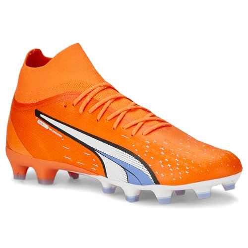 PUMA Mens Ultra Pro Firm Soccer Cleats Cleated, Firm Ground, Turf - Orange
