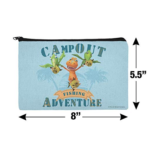Campout Fishing Adventure Dinosaur Train Makeup Cosmetic Bag Organizer Pouch