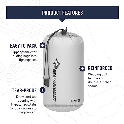 Sea to Summit Ultra-SIL Stuff Sack, Ultralight Outdoor and Travel Storage