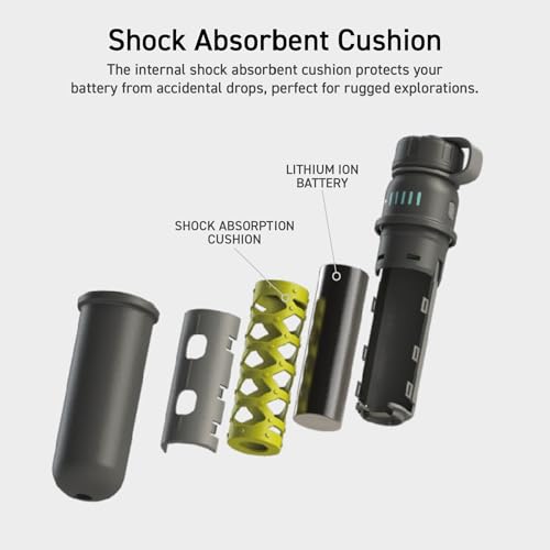 ELECOM NESTOUT Rugged Power Bank, 15000mAh Outdoor Charger, 32W USB C Fast Charging PD, Waterproof IP67, Heavy Duty Shockp...