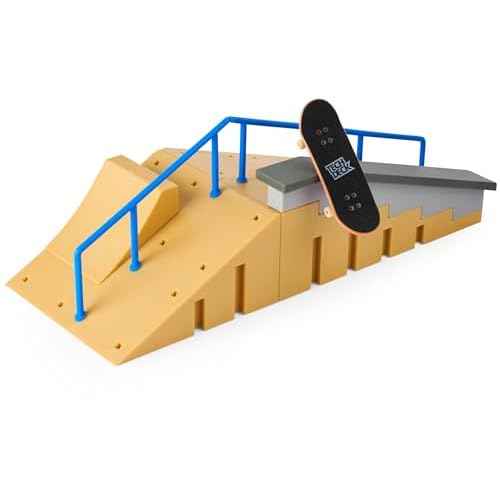 Tech Deck, Jump N¡¯ Grind X-Connect Park Creator, Customizable and Buildable Ramp Set with Exclusive Fingerboard, Kids Toy for Ages 6 and up