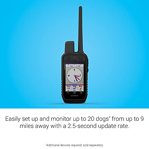 Garmin Alpha 200 Handheld, Simple, Accessible and Fast Tracking and Training for Your Dogs, Sunlight-readable 3.5" Capacit...