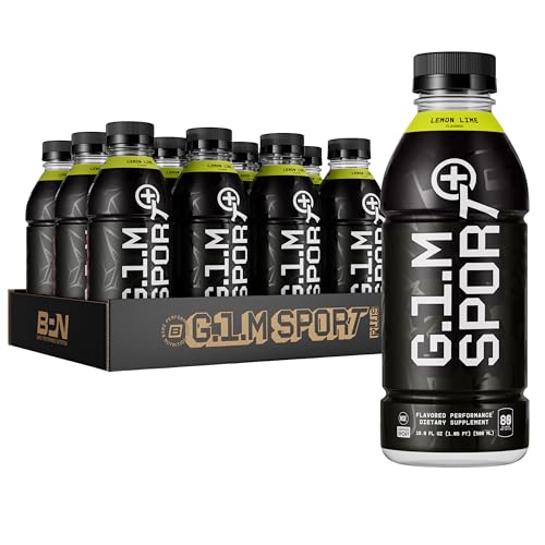BARE PERFORMANCE NUTRITION G.1.M Sport+ Ready to Drink Endurance Pre-Workout & Hydration – Electrolytes, Caffeine & Nootro...