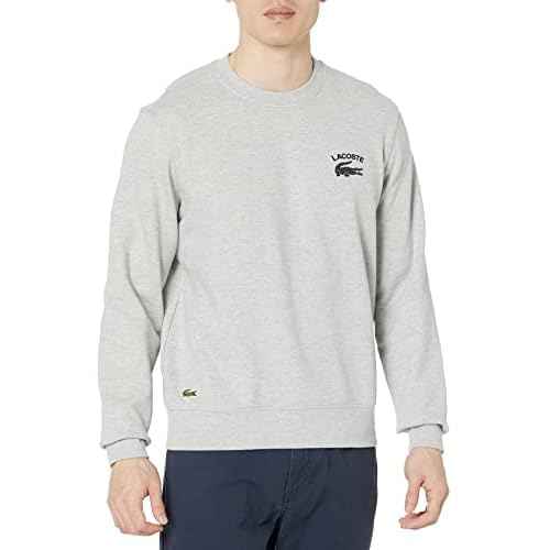 Lacoste Men's Classic Fit Long Sleeve French Terry Sweatshirt, SH9659-CCA-3XL