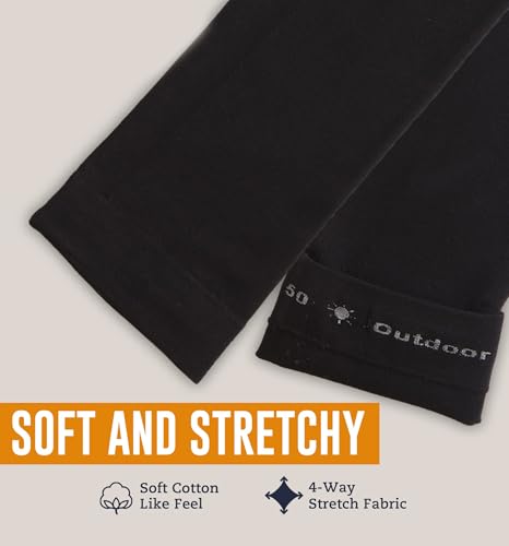 Two packs UV Sun Protection Arm Sleeves, Compression Cooling Sleeves for Men and Women, Ideal for Golf, Outdoor Sports.