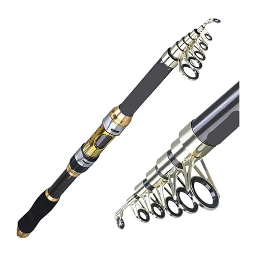 NIXWORTAL Fishing Rod 1.8m-3.0m Spinning Fishing Rod Carbon Trout Carp Telescopic Fishing Pole Lure Fishing Rod Tackle Car...