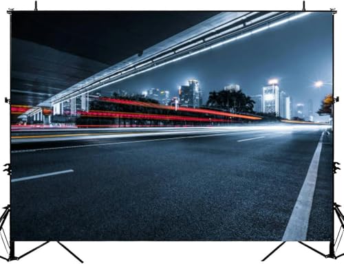 The Light Trails The Modern Building Backdrop Bitrhday Party Decorations Photography Studio Photo Backdrops Background Pro...