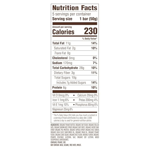 CLIF Nut Butter Bar - Peanut Butter - Energy Snack Bars - Non-GMO - USDA Organic - Plant Based - Low Glycemic - 1.76 oz. (...