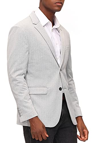 PJ PAUL JONES Men's Herringbone Blazer Jacket Lightweight Casual Knit Sport Coat