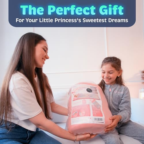 Kids Sleeping Bag for Boys & Girls - Glow in The Dark for Ages 3+, Large With Pillow Pocket, Extra Soft Toddler Blanket (6...