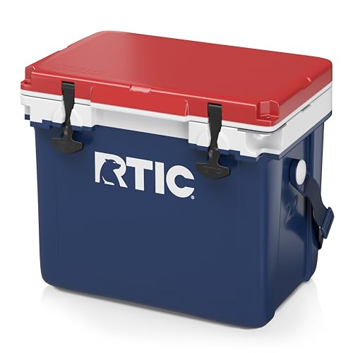 RTIC Ultra-Light 22 Quart Hard Cooler Insulated Portable Ice Chest Box for Drink, Beverage, Beach, Camping, Picnic, Fishin...