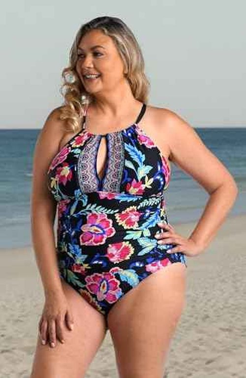 La Blanca High Neck One Piece Swimsuit