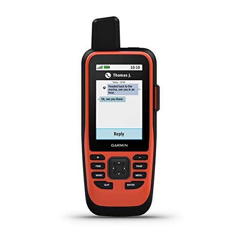 Garmin GPSMAP 86i, Floating Handheld GPS with Button Operation, Inreach Satellite Communication capabilities, Stream Boat ...