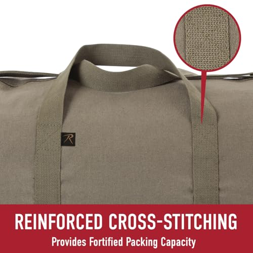 Heavyweight Black Giant Zipper Duffle Bag (X-Large)