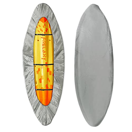 Frelaxy 420D Kayak Cover, Heavy Duty Waterproof UV Resistant Kayak Covers for Outdoor Storage, Ultra Strong Canoe Storage ...